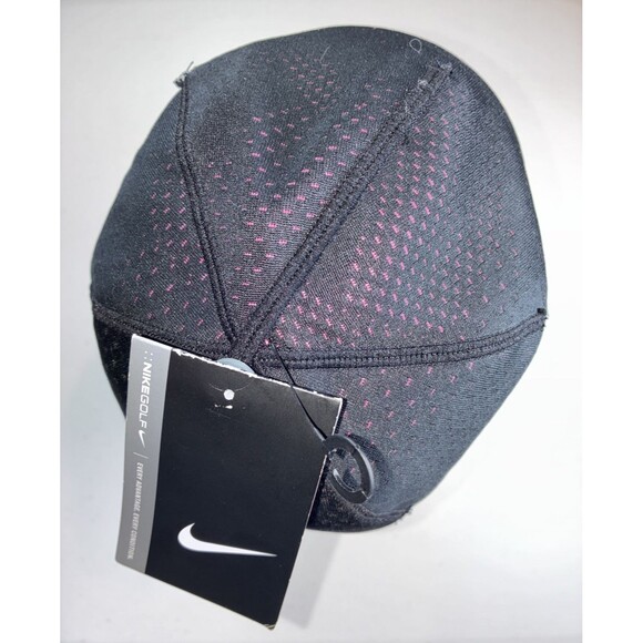 Nike Reversible Running/Golf Cap Unisex Therma-Fit Beanie Hat Black & Pink - Picture 4 of 4